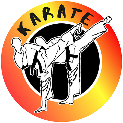 Karate kick illustration for website or T shirt design illustration logo sports branding sports logo sportswear tshirt tshirts web