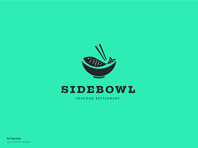 Sidebowl animal logo brand design branding design fish fish logo fisherman illustration illustrator logo logo design logodesign logotype