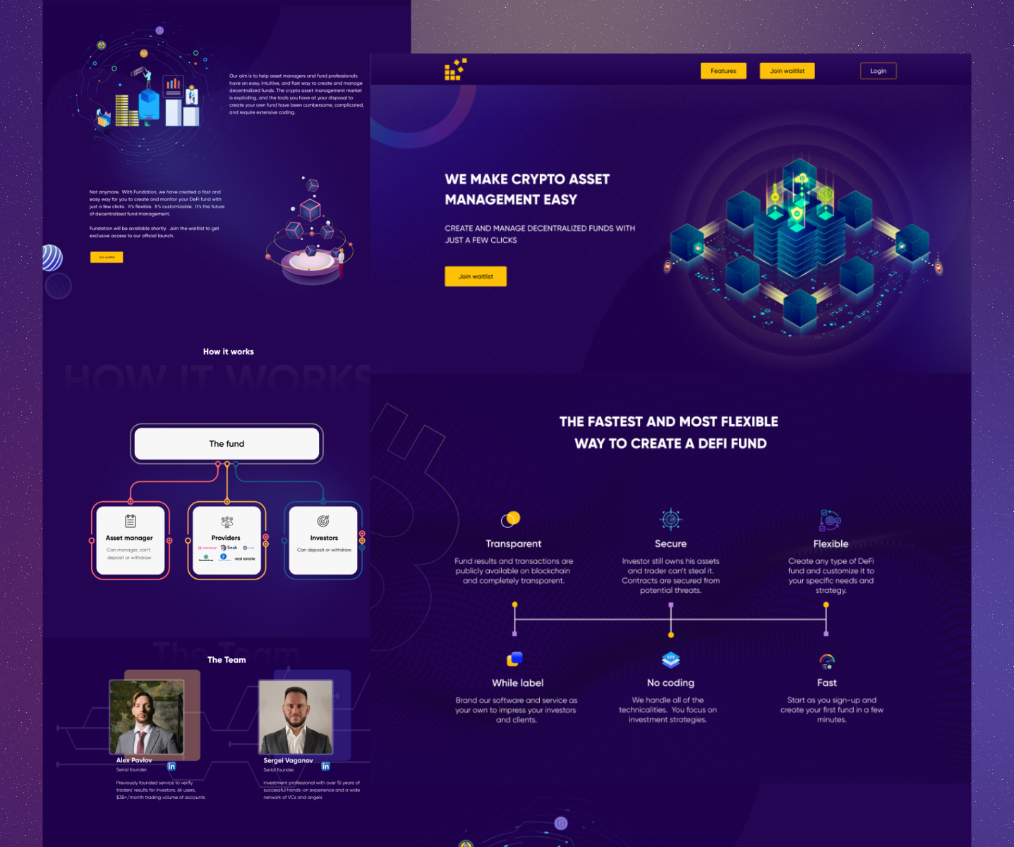 DeFi funds- Asset Management Landing page by Aminul - UX/UI Designer for  Troikagency - UX/UI Design Agency on Dribbble