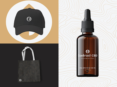 CBD Branding Design branding cannabis cbd cbd oil hemp label marijuana negative space packaging