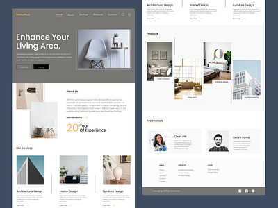 Website Landing Page adobexd app design designs figma furniture design furniture website graphic design interior website landingpage product product design prototype ui ux uidesign user experience visual design web design website design