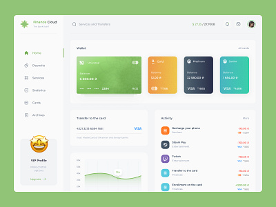 Finance App - App Design Concept app bank bank card banking card clean concept finance finance app money ui ux wallet web