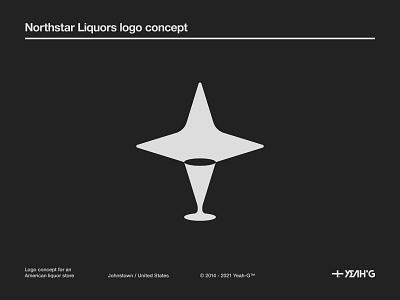 Northstar Liquors logo concept alcohol black and white branding branding design golden ratio golden ratio logo liquor store logo logo design logo designer logo designs logodesign logomark logomarks logos logotype minimal northstar proxima nova star