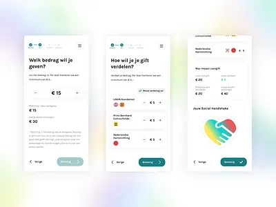 LoonGift 2 charities pastels personalized avatar progress bar