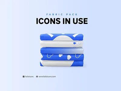 Fabric pack Icons blue design fabric fashion graphic icon use icons illustration perfect pixel simple use