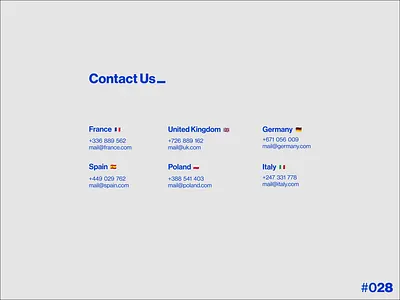 DailyUI #028 - Contact Us app art clean design flat icon minimal ui ux web