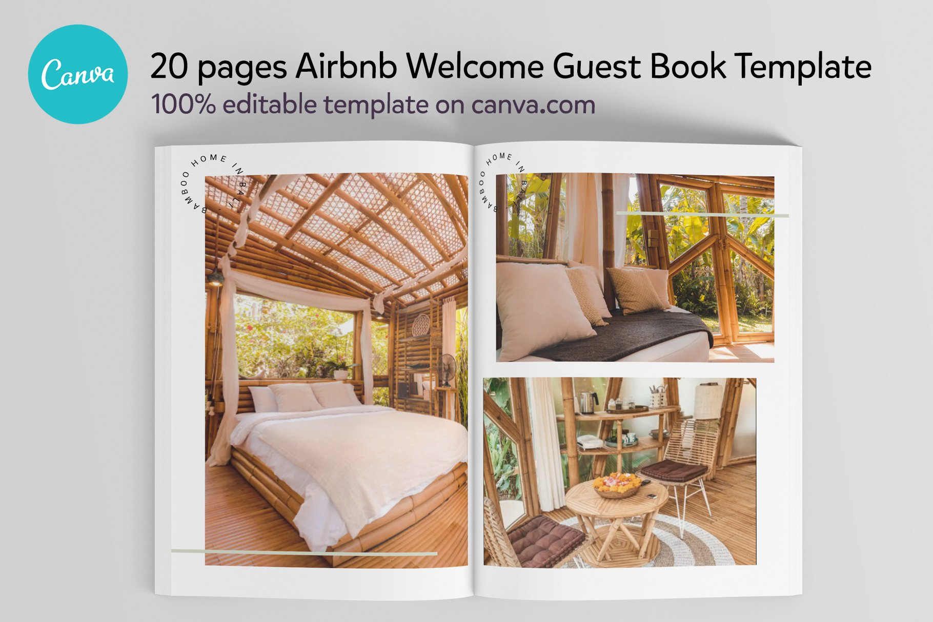 airbnb guest book template free