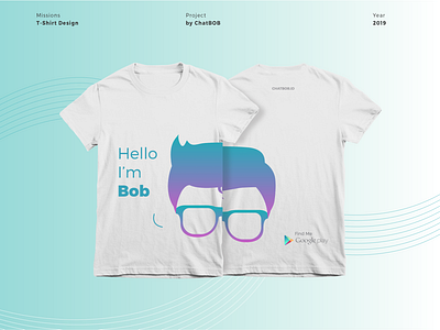 Chatbob t-shirt design t shirt mockup