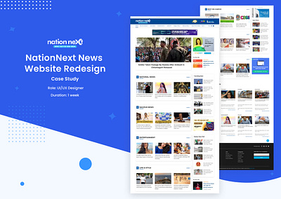 NationNext News Website Redesign minimalistic news we news website resdesign responsive design uidesign uiux user experience user interface website website design