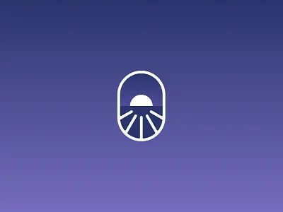 FullEight visual identity: Submark brand design brand identity brand identity branding clean full eight fulleight haelsum logo logo design logomark purple rls sleep sunrise sunset