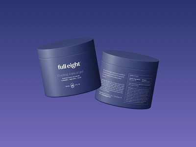 FullEight visual identity: Packaging brand design brand identity branding clean full eight fulleight haelsum logo logodesign packaging packagingdesign purple rls sleep
