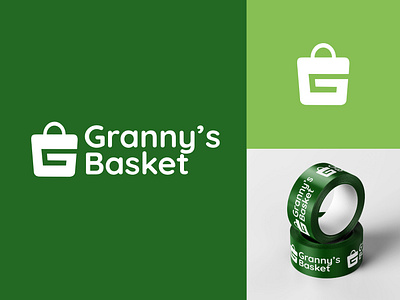 Granny's Basket - Logo design alphabet logo bold logo brand identity branding business card creative logo logo design logodesign market logo modern logo modern logo design unique logo