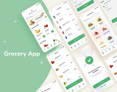 Grocery App Design vineetjaindesign