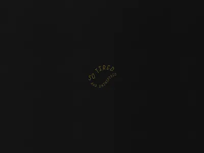 Uninspired Hand Drawn Type adobe cc black background branding design digital font gold graphic design hand drawn type hand written handrawn illustration illustrator logo procreate tired typeface typography uninspired