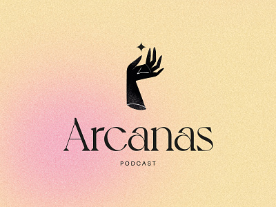 Arcanas brand branding design feminism graphic design hand illustration logo magic motion graphics podcast witch
