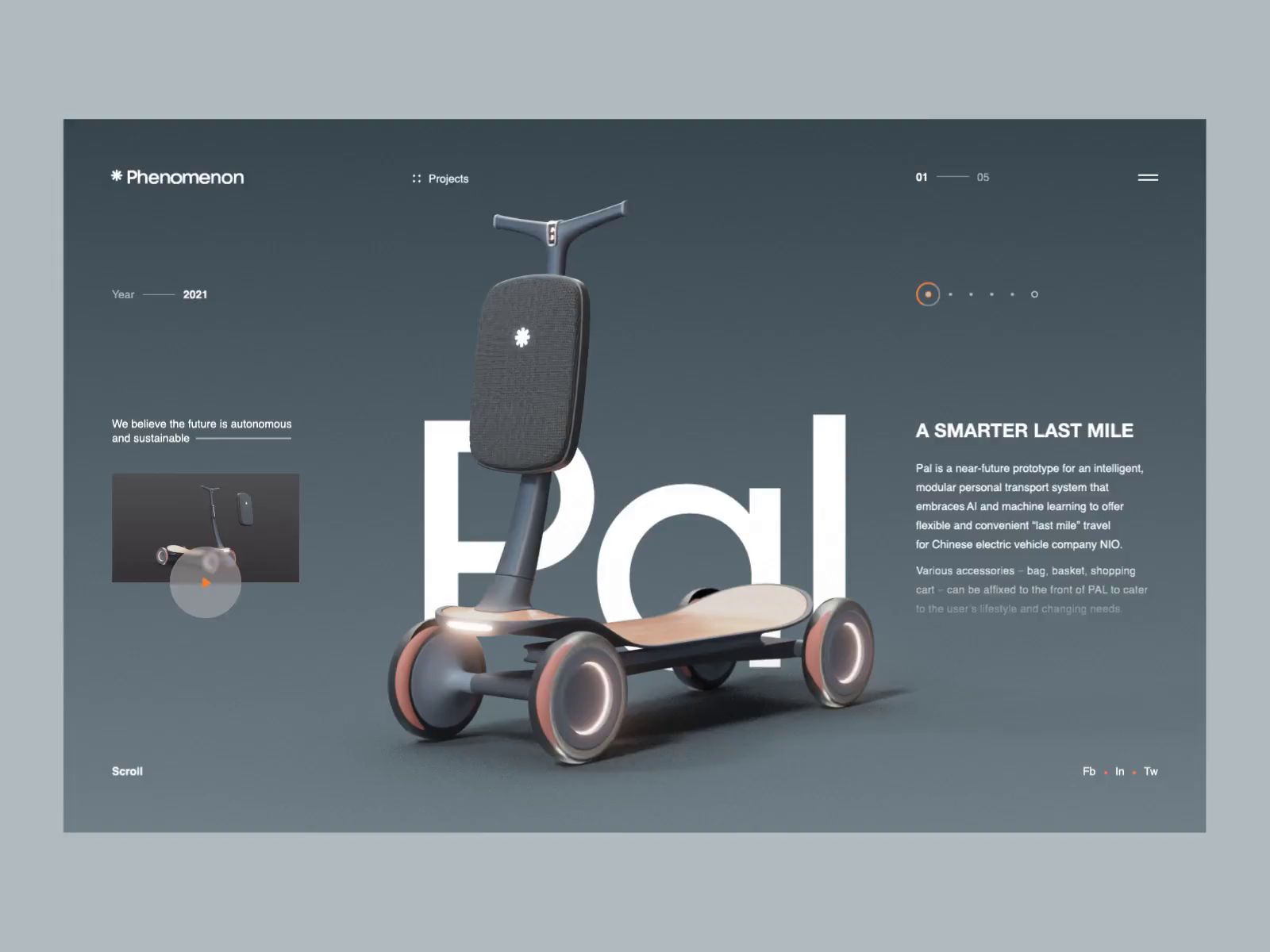Scooter Promo Website by Phenomenon Studio