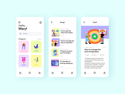 Lovely UI for Mobile Apps free freebies illustration illustration design illustrations illustrations／ui illustrator system ui ux