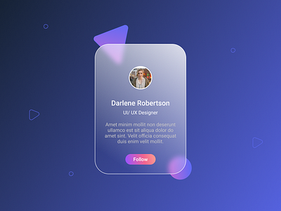 Glassmorphism Concept Popup (Dark Version) concept design design glassmorphism minimal minimalist ui