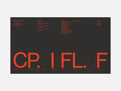 Creative practices: from idea to final layout using Figma awwwards course courses design education helvetica minimal site swiss typography ui web website