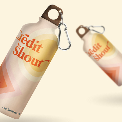 Credit Shout Bottle branding branding concept branding identity design jillstclair jillstclaircreative logo logodesign
