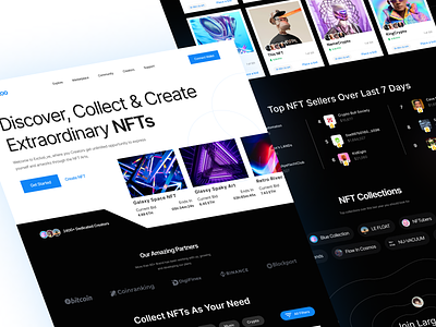 NFT Website Design bitcoin blockchain crypto wallet cryptocurrency ethereum marketplace nft nft full website nft marketplace nft music nftart nfts token trade web 3 web 3.0 web design web3 web3 web website