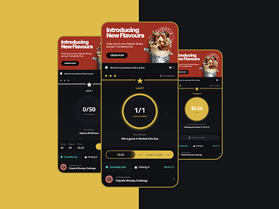 Esport Challenge Screens app branding clean design digital flat illustration material ux web