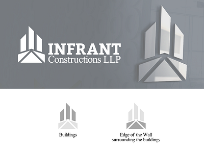 Infrant Constructions Logo a logo dailylogo graphic graphic design graphicdesign graphics logo logo design logo designer logo designs logo mark logodesign logodesigner logodesignersclub logodesigns logos logosai