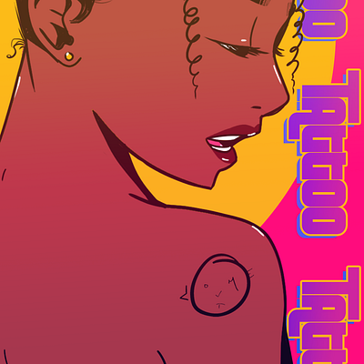 Tattoo Cover Art bright character colorful cover art design design art designer digital art flat graphic illustration photoshop pop pop art tattoo
