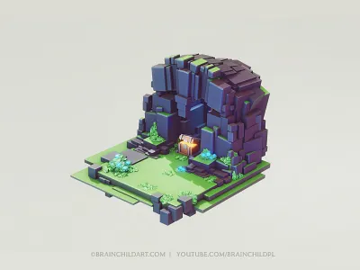 LOWPOLY Cube Worlds #7 | Flat Shading | Blender Speed Modeling 3d art 3d artist 3d cube 3d game art 3d game asset 3d illustration 3d modeling b3d blender 3d blender3d cube default cube game art illustration 3d lowpoly lowpoly art lowpoly3d lowpolyart stylised tutorial