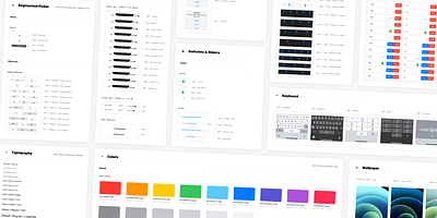 iOS UI Components components design system figma ios