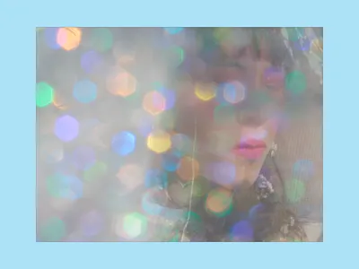 Dreamy handmade sparkly filter! baby blue cute dreamy experimental filters glittery handmade photo photography sparks