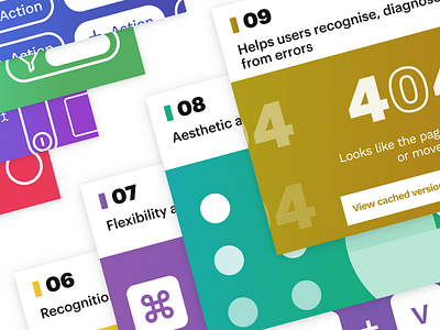 Heuristic laws posters heuristics poster poster design usability