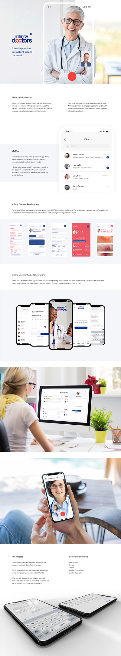 Infinity Doctors app design illustration illustrations ui ui design ui designer ux ux design ux designer