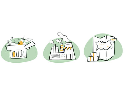 Hand draw imitation vector icons adobe illustrator flat illustration ui vector