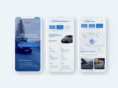 Online assistance app app app design apple application assistance assistant iphone mockup sos ui ui design