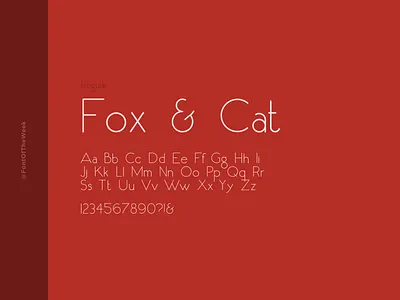 Fox & Cat app design design design inspiration font font inspiration font of the week fotw free fonts free typeface google fonts graphic design interface type inspiration typeface typography ui user experience user interface ux web design