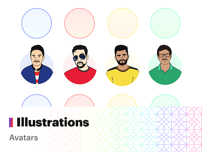 People illustrations avatars illustration art illustrations people