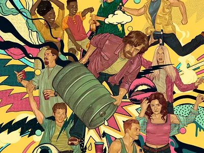 Shameless art cbs graphicdesign poster poster art shameless show showtime tv