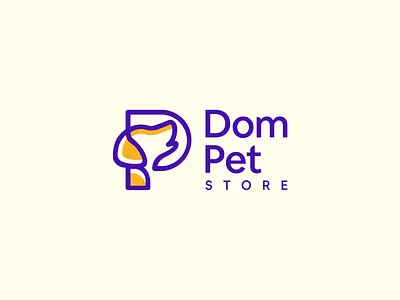 Dom Pet Store 2021 logo app logo awesome brand identity branding colorful logo creative logo dribble elegant logo flat illustration logo designer logomark logotype minimal logo modern logo design simple illustration simple logo sophisticated logo startup logo vector illustration