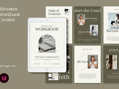 Taraman - Workbook Creator blog blog ebook canva catalog class clean course download ebook free marketing online print printable social social media template webinar workshop