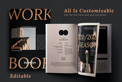 Workbook vol 1 - Magazine Template blog blog ebook canva catalog class clean course download ebook free marketing online print printable social social media template webinar workshop