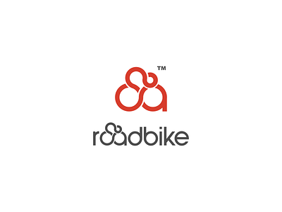 road bike logo concept brand branding design graphic illustration logo typography ui ux vector