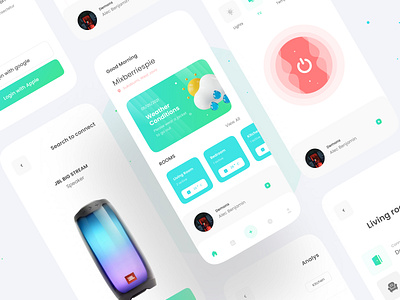 SmartHome - Apps branding clean design home house minimal smart smart home smarthome ui uiux