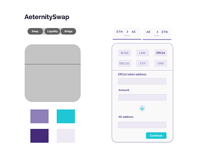 Blockchain Cryptocurrency swap design blockchain crypto uidesign uiux