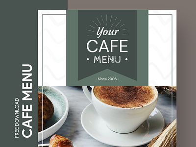 Cafe Menu Free Google Docs Template cafe coffee design doc docs document google luncheonette menu ms print printing restaurant template templates word