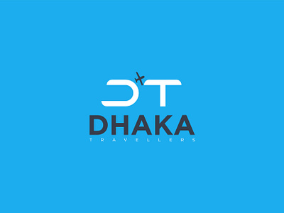 DHAKA TRAVELLERS LOGO business logo combination mark logo creative logo flat logo minimalist logo modern logo unique logo