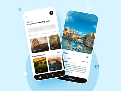 concept design of travel app aliasadpuor app design dailyui minimal perfect travel travel app typography ui ui design ui designer uidesign uiux ux