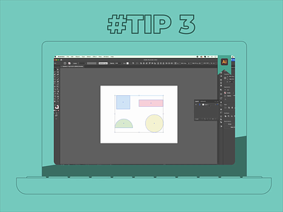 #Tip 3 Illustrator : Release to Layers animation branding design different layers graphic design illustration illustratortips illustratortricks layer tips release to layers tipstricks vector