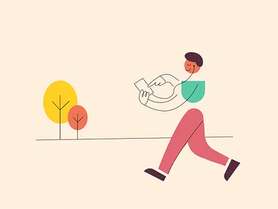 A person using phone abstract flat flat illustration human illustration people phone phone usage vector