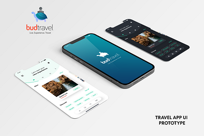 Travel App UI Prototype animation app branding design graphic design illustrator logo ui ui ux ux